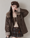 far curler point brown jacket SI1347