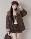far curler point brown jacket SI1347