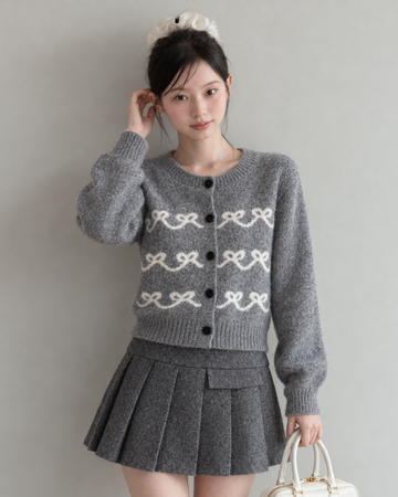 ribbon point round gray tops SI1362