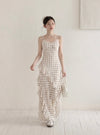 【Restock】dot girly mood long one-piece SI1101