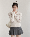 heart mood ivory Knit SI1298