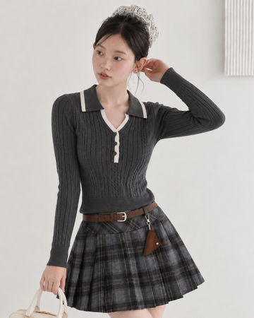line point gray tops SI1318