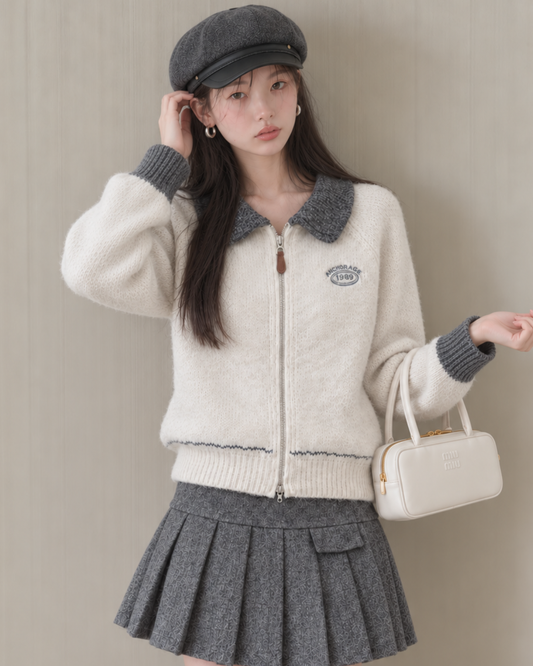 curler point casual word tops SI1346