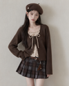 ribbon point simple tops SI1340
