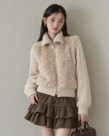 far point ivory beige jacket SI1357