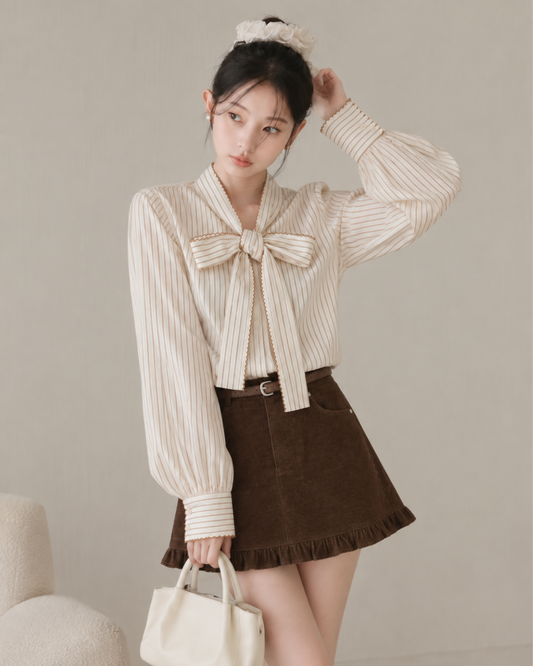 stripe weve girly shirt SI1284