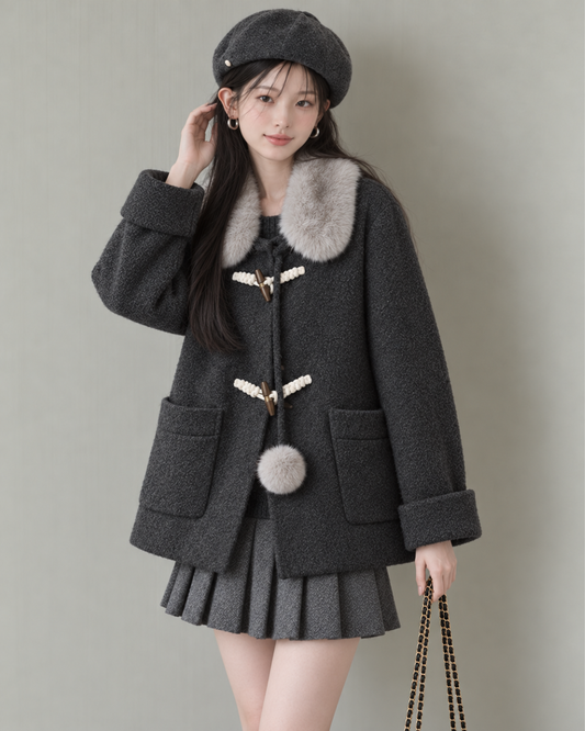 far point simple gray coat SI1350
