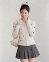 heart mood ivory Knit SI1298