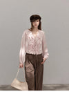 frill point pink tops SI1215