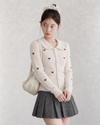 heart mood ivory Knit SI1298