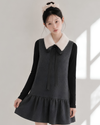 gray girly mood one-piece SI1281