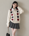 Heart point girly ivory tops SI1336