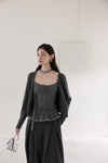 dot point ribbon mood tops SI1205