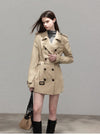 stylish line trench coat SI1223