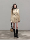 stylish line trench coat SI1223