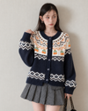 contrast mood navy top SI1332