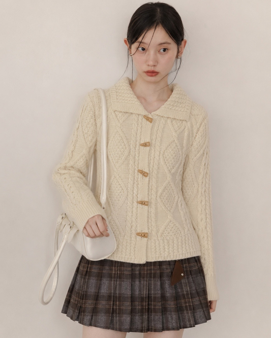 check mood brown like skirt SI1261