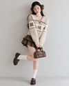 snow point khaki zip tops SI1320
