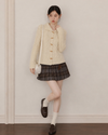 check mood brown like skirt SI1261