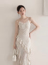 【Restock】dot girly mood long one-piece SI1101