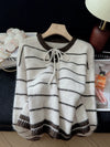 border point ribbon Knit SI1277